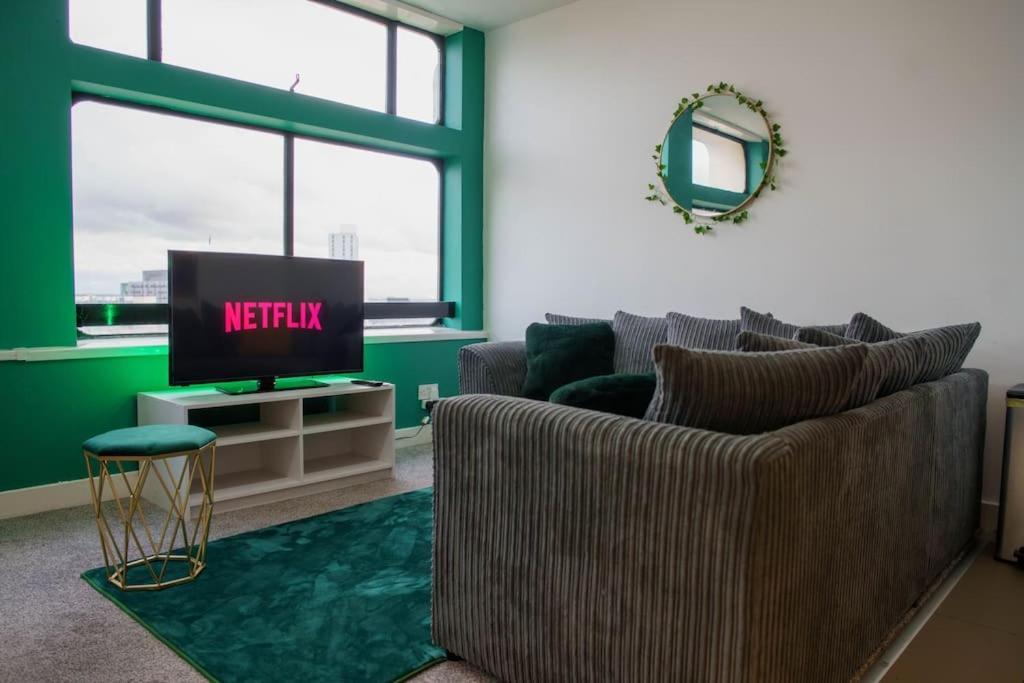 Manchester City Centre Apartment, Skyline View Exterior foto
